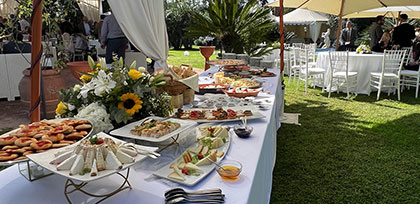 Antipasti matrimonio La Villa dei Principi