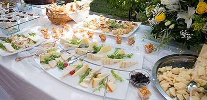 Antipasti matrimonio La Villa dei Principi