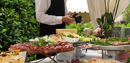 Antipasti matrimonio La Villa dei Principi