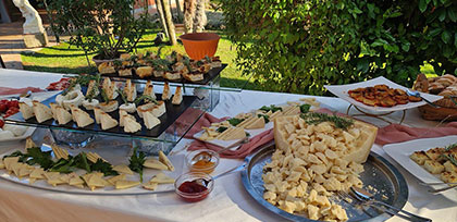 Antipasti matrimonio La Villa dei Principi