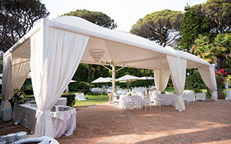 Allestimenti in giardino per matrimoni